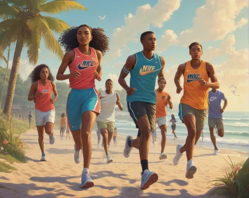 rio 2016,olympic summer games,beach sports,rio olympics,track and field athletics,long-distance running,4 × 100 metres relay,curaçao,summer olympics,track and field,runners,cuba background,athletes,middle-distance running,4 × 400 metres relay,sportswear,athletics,swimmers,young swimmers,barbados,Illustration,Realistic Fantasy,Realistic Fantasy 44