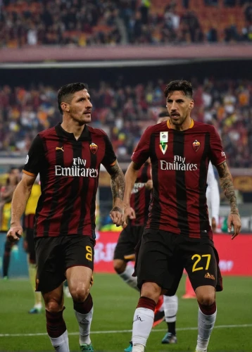 red milan,milan,beasts,cracks,partnership,josef,vilgalys and moncalvo,roma,attacking,team mates,pato,assist,trabaccolo,celebration,the men,rome night,roma capitale,rome,duo,final,Illustration,Paper based,Paper Based 12