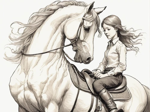 equestrian,horseback,horsemanship,a white horse,equitation,white horse,riding lessons,horseback riding,girl pony,equine,equestrianism,horse riding,reins,dressage,endurance riding,andalusians,horse trainer,arabian horse,horse riders,buckskin,Illustration,Paper based,Paper Based 17