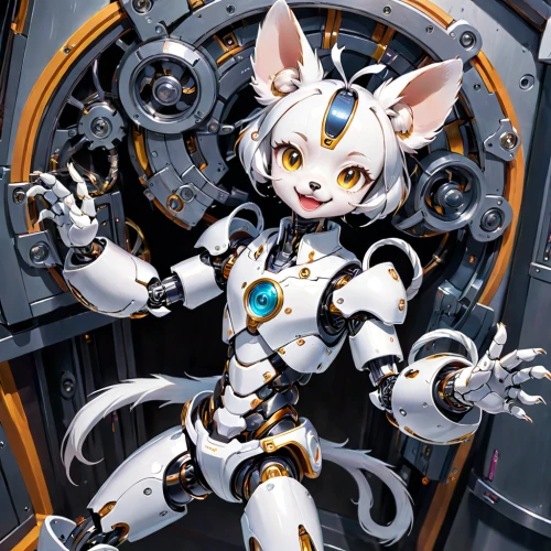 fennec,cat vector,alloy,mechanical,fran,doll cat,symetra,artemis,eris,cybernetics,tau,minibot,white cat,cyber,capricorn kitz,bengal clockvine,mecha,hosana,catlike,gara,Anime,Anime,General