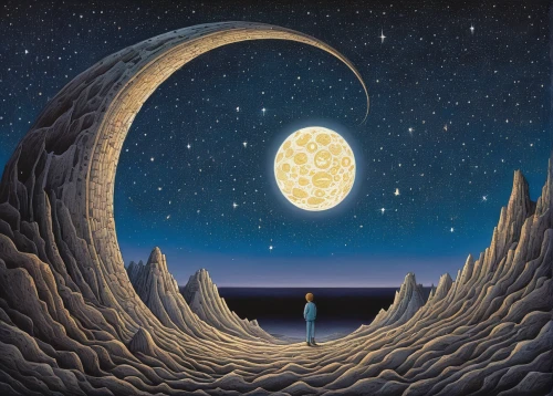 lunar landscape,moon phase,moonscape,phase of the moon,hanging moon,lunar phase,galilean moons,the moon,celestial bodies,blue moon,earth rise,big moon,celestial body,jupiter moon,moons,moon valley,moon,valley of the moon,herfstanemoon,crescent moon,Illustration,Children,Children 03