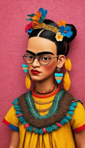 frida,women's accessories,worry doll,mexican culture,designer dolls,fashion dolls,artificial hair integrations,peruvian women,asian costume,ethnic design,pocahontas,librarian,guatemalan,portrait background,female doll,indian art,ancient egyptian girl,girl in a historic way,incas,indian woman,Art,Artistic Painting,Artistic Painting 31