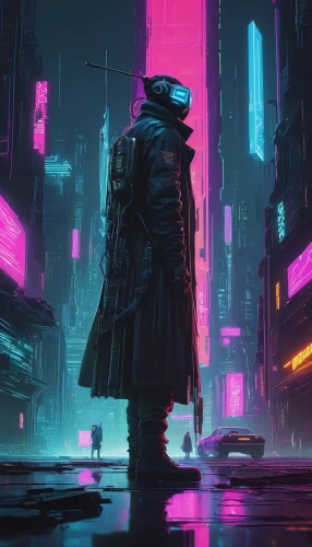 cyberpunk,cyber,dystopian,mute,scifi,wanderer,futuristic,neon ghosts,dystopia,shinjuku,vapor,cityscape,sentinel,the wanderer,futuristic landscape,sci fiction illustration,neon,pedestrian,sci-fi,sci - fi,Art,Artistic Painting,Artistic Painting 33