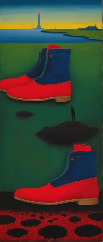 matruschka,warhol,andy warhol,achille's heel,walking shoe,shoemaker,water shoe,red shoes,blue shoes,vincent van gough,nicholas boots,walking boots,dancing shoes,garden shoe,shoe,women's shoe,three primary colors,court shoe,dali,dancing shoe,Art,Artistic Painting,Artistic Painting 26