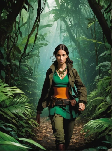 katniss,digital compositing,the enchantress,clove,lara,rainforest,the law of the jungle,cg artwork,pachamama,rain forest,sci fiction illustration,amazone,jungle,green wallpaper,aaa,patrol,quetzal,adventure game,amazonian oils,girl scouts of the usa,Photography,Fashion Photography,Fashion Photography 10