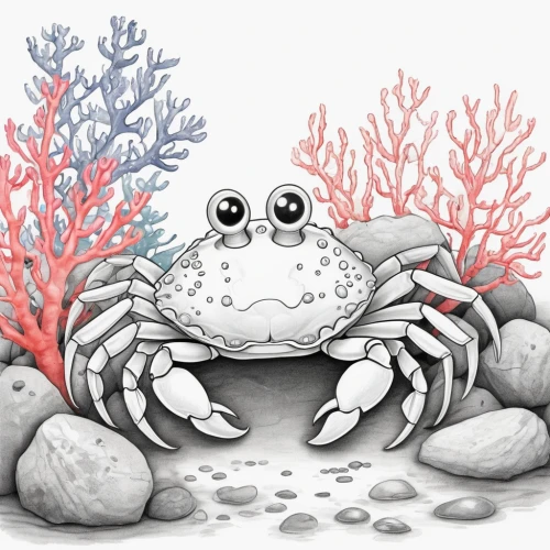 rock crab,crab 1,ten-footed crab,square crab,freshwater crab,crab,crab 2,the beach crab,red cliff crab,plains spadefoot,coral finger frog,crabs,toad,colorado river toad,red spotted toad,fiddler crab,digital illustration,coral guardian,frog background,black crab,Illustration,Black and White,Black and White 30