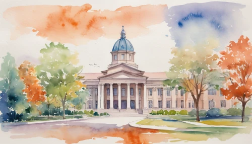 statehouse,watercolor paint,legislature,capitol buildings,tweed courthouse,watercolor,watercolor paint strokes,watercolor painting,courthouse,watercolors,church painting,watercolor background,watercolor sketch,peabody institute,arts loi,water color,capitol building,capital building,historic courthouse,fall foliage,Illustration,Paper based,Paper Based 25