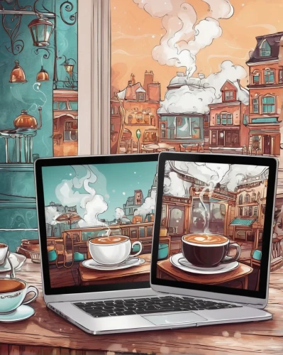 background vector,coffee background,world digital painting,french digital background,coffee tea illustration,backgrounds,vintage wallpaper,parisian coffee,vintage background,art background,creative background,watercolor tea shop,digital background,houses clipart,background screen,desk top,background pattern,digital compositing,autumn background,paris clip art,Illustration,Abstract Fantasy,Abstract Fantasy 10