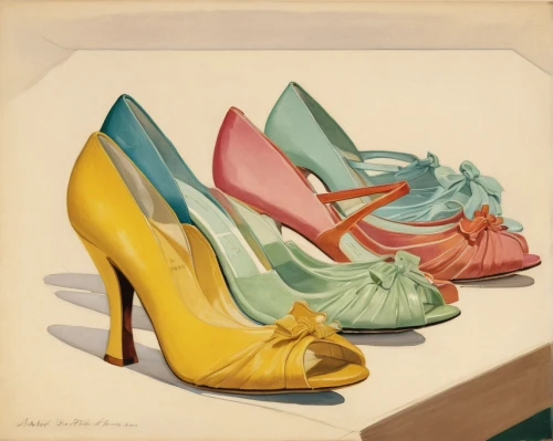 vintage shoes,achille's heel,pointed shoes,woman shoes,high heel shoes,heeled shoes,dancing shoes,court shoe,flapper shoes,women's shoes,women's shoe,high heeled shoe,stiletto-heeled shoe,women shoes,heel shoe,ladies shoes,stack-heel shoe,wedding shoes,girls shoes,shoes,Art,Classical Oil Painting,Classical Oil Painting 15