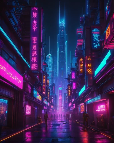 cyberpunk,shinjuku,shanghai,colorful city,tokyo city,tokyo,neon arrows,neon lights,taipei,hong kong,vapor,neon,hk,aesthetic,metropolis,neon light,cityscape,kowloon,fantasy city,retro background,Conceptual Art,Sci-Fi,Sci-Fi 26