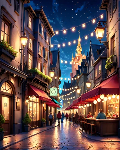 disneyland paris,disneyland park,shanghai disney,euro disney,colmar city,colmar,disney world,tokyo disneyland,the disneyland resort,walt disney world,christmas market,disney land,disneyland,strasbourg,disney-land,disney,shopping street,christmas landscape,christmas town,magic kingdom,Anime,Anime,General