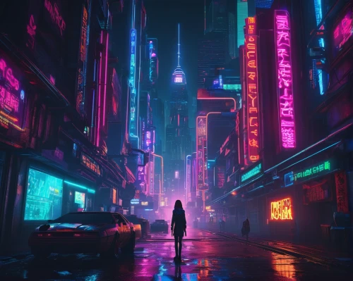 cyberpunk,taipei,shanghai,shinjuku,tokyo,tokyo city,neon lights,neon,colorful city,vapor,hong kong,neon ghosts,shibuya,kowloon,neon light,neon arrows,cityscape,metropolis,urban,aesthetic,Conceptual Art,Sci-Fi,Sci-Fi 26