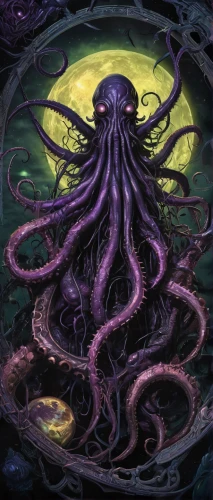 medusa gorgon,medusa,cuthulu,tentacles,octopus,gorgon,apiarium,kraken,tentacle,cnidarian,auqarium,symbiotic,octopus tentacles,cephalopod,argus,hinnom,rusalka,god of the sea,iridigorgia,la violetta,Illustration,Realistic Fantasy,Realistic Fantasy 47