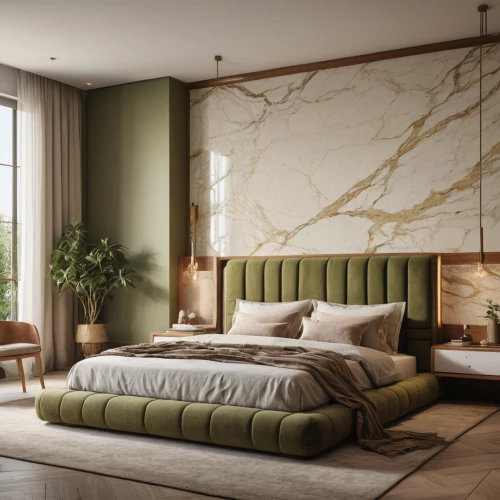 stucco wall,wall plaster,natural stone,intensely green hornbeam wallpaper,gold stucco frame,sandstone wall,search interior solutions,marble,ceramic floor tile,gold wall,rough plaster,bed linen,contemporary decor,bedroom,almond tiles,art nouveau design,soft furniture,interior decoration,structural plaster,modern decor,Photography,General,Natural
