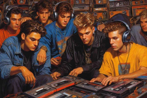 pinball,synthesizers,workers,miners,synthesizer,the style of the 80-ies,multimeter,disc jockey,workforce,generation,the industry,electronic music,assembly line,s-record-players,electronic market,the record machine,musicians,disk jockey,the batteries,welders,Illustration,Realistic Fantasy,Realistic Fantasy 03