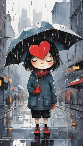 walking in the rain,rainy day,rainy,raincoat,in the rain,little girl with umbrella,rain,rainy weather,rainy season,rain suit,raining,heavy rain,red rose in rain,rains,rainstorm,light rain,rain lily,umbrella,raindops,drizzle,Illustration,Paper based,Paper Based 07