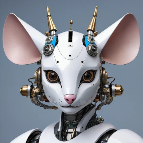 chat bot,minibot,cybernetics,soft robot,chatbot,computer mouse,robotic,humanoid,cyber,streampunk,sphynx,anthropomorphized animals,pet,robot,model kit,peterbald,bot,cyborg,3d model,ai