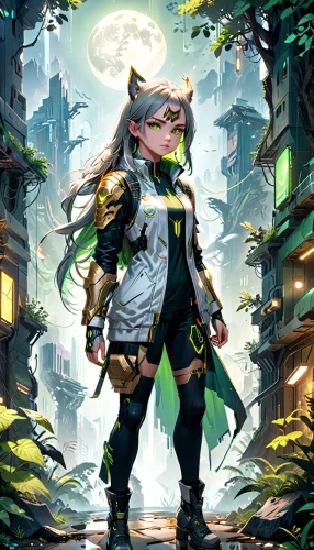 background ivy,scandia gnome,cyber glasses,game illustration,adventurer,neottia nidus-avis,huntress,vocaloid,guilinggao,cyberpunk,shimada,meteora,kinara,a200,wiz,rosa ' amber cover,summoner,silphie,swordswoman,sci fiction illustration,Anime,Anime,General