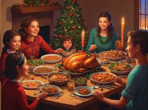 thanksgiving background,christmas food,holiday table,thanksgiving dinner,holiday food,christmas menu,christmas family,christmas dinner,thanksgiving,thanksgiving table,the occasion of christmas,christmas circle,christmas table,children's christmas,christmas picture,happy thanksgiving,scandivian christmas,christmas scene,christmas motif,christmas tins,Conceptual Art,Daily,Daily 25