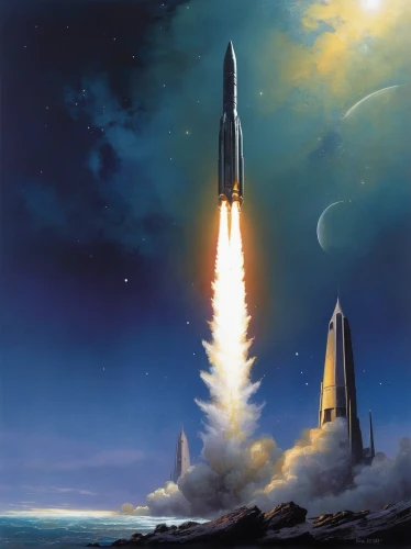 space art,rockets,launch,space shuttle columbia,rocket launch,sky space concept,space craft,sci fiction illustration,missile,shuttle,lift-off,rocketship,space voyage,space tourism,spacecraft,apollo program,pioneer 10,space shuttle,liftoff,space ships,Illustration,Realistic Fantasy,Realistic Fantasy 16