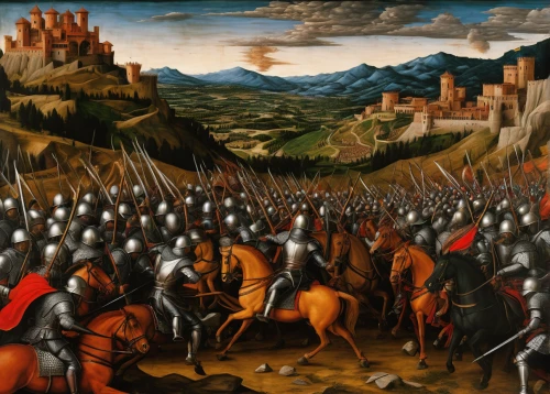 the middle ages,carpaccio,medieval,st martin's day,middle ages,historical battle,knight festival,campagna,botticelli,hunting scene,volterra,day of the victory,the war,bellini,cavalry,piemonte,modena,castile-la mancha,toledo,1000miglia,Art,Classical Oil Painting,Classical Oil Painting 19