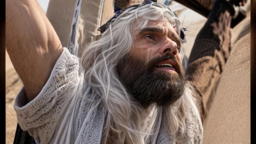 biblical narrative characters,jesus figure,son of god,jesus on the cross,gandalf,holy week,calvary,statue jesus,moses,jesus christ and the cross,thorin,hieromonk,white beard,way of the cross,christ feast,king david,sadhu,jesus,dead earth,man praying,Common,Common,None