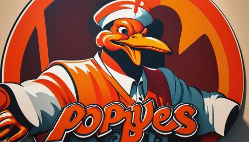 popeye,enamel sign,king vulture,vintage rooster,anaheim peppers,chicken lolipops,orange beak,polkagris,fowl,vector graphic,pop,camden yards,rompope,eyup,leyland,vintage wallpaper,pope,pelicans,retro background,mandarin mandarin,Art,Artistic Painting,Artistic Painting 34