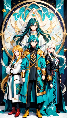 the three magi,dragon slayers,vocaloid,christmas banner,magi,holy 3 kings,monsoon banner,knights,holy three kings,4-cyl in series,6-cyl in series,lancers,three kings,party banner,easter banner,musketeers,celestial chrysanthemum,lily family,the dawn family,king sword,Anime,Anime,General