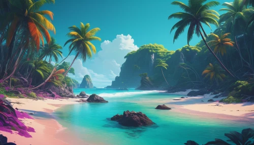 tropical beach,tropical sea,tropics,tropical island,dream beach,an island far away landscape,ocean paradise,beach landscape,tropical jungle,tropical floral background,ocean background,sub-tropical,tropical,landscape background,beach scenery,summer background,island,caribbean beach,islands,coconut trees,Conceptual Art,Sci-Fi,Sci-Fi 11