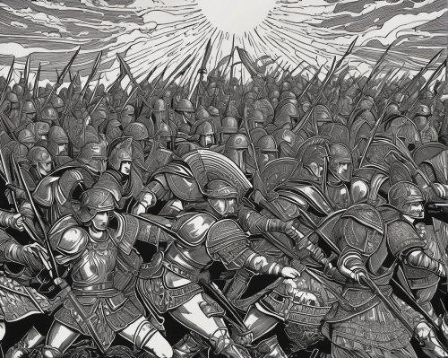 shield infantry,the army,the war,flanders,war,wall,patrol,charge,day of the victory,battle,the middle ages,storm troops,the storm of the invasion,heroic fantasy,historical battle,the order of the fields,sparta,warriors,celts,soldiers,Illustration,Black and White,Black and White 19