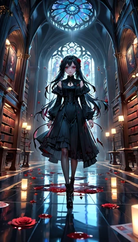 librarian,cg artwork,fantasia,sci fiction illustration,scholar,kantai collection sailor,magic grimoire,3d fantasy,apothecary,game illustration,library,magistrate,alice,clockmaker,bookkeeper,bookstore,academic,book store,novels,gothic style,Anime,Anime,General