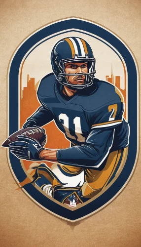 kraft,nfl,rams,national football league,gridiron football,indoor american football,auburn speedster,dark blue and gold,cobb,international rules football,cleveland,manti,steam icon,arena football,baltimore,baker,corona app,game illustration,vector graphic,sprint football,Illustration,Retro,Retro 14