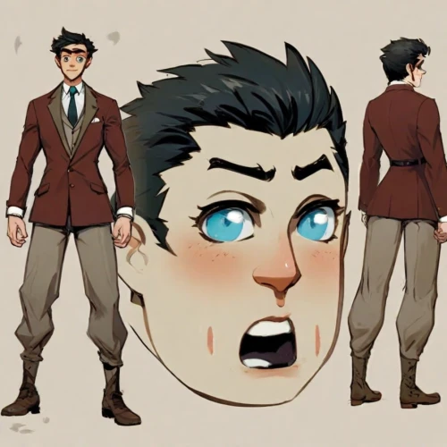male character,marco,main character,angry man,yukio,pompadour,iron blooded orphans,comic character,archer,lupin,cartoon doctor,newt,crying man,khaki pants,a uniform,stylish boy,joseph,men's suit,cutter man,butler