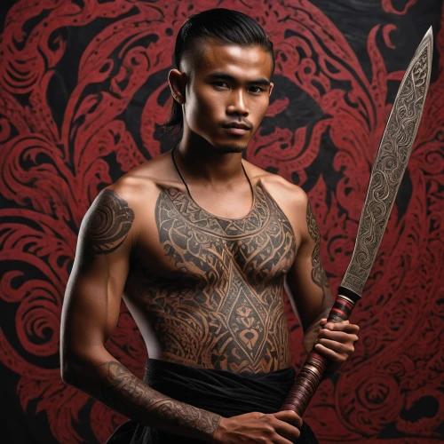 javanese,machete,lethwei,siam fighter,maori,putra,samurai sword,samurai fighter,swordsman,balinese,pacu jawi,hon khoi,eskrima,indonesian,wayang,samurai,butcher ax,patung garuda,with tattoo,tattoo expo,Photography,General,Natural