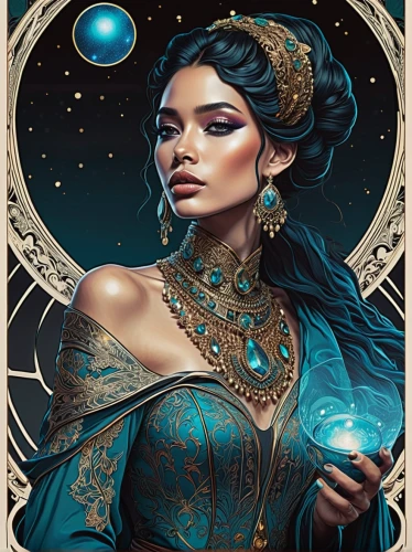 zodiac sign libra,zodiac sign gemini,libra,sorceress,fantasy portrait,blue enchantress,horoscope libra,zodiac sign leo,tarot,gemini,aquarius,tarot cards,jaya,virgo,fantasy art,andromeda,cleopatra,the enchantress,priestess,fortune teller,Illustration,Black and White,Black and White 34