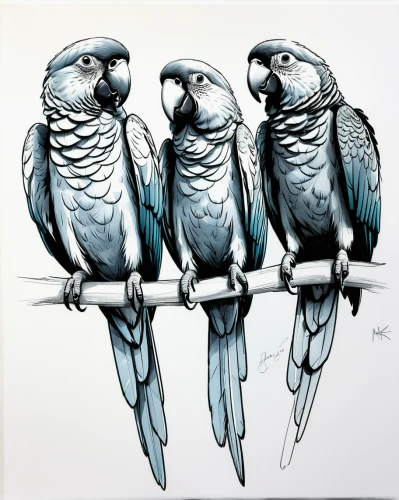 blue macaws,parakeets,macaws blue gold,line art birds,passerine parrots,budgies,macaws,bird painting,parrots,birds on a branch,sparrows,feral pigeons,birds on branch,group of birds,key birds,pigeons without a background,society finches,birds,rare parrots,parakeets rare,Illustration,Black and White,Black and White 08
