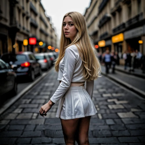 blond girl,blonde girl,girl walking away,lycia,blonde woman,girl in white dress,young woman,the blonde photographer,blonde girl with christmas gift,on the street,cool blonde,young model istanbul,city ​​portrait,white skirt,long blonde hair,paris,girl and car,beautiful young woman,street photography,female model