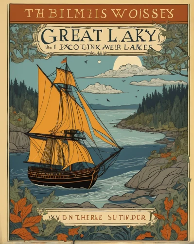 cd cover,wherry,great lakes,grain whisky,tapestry,mountain lake will be,canadian whisky,baker's yeast,gypsy moth,galley,book cover,sour golden coast,compass rose,earl gray,album cover,cover,baltimore clipper,mystery book cover,wind rose,poetry album,Illustration,Retro,Retro 23