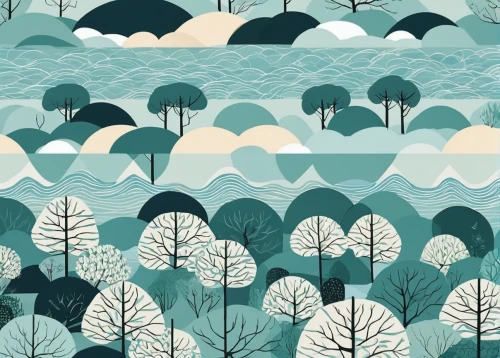 background pattern,forest landscape,cartoon forest,seamless pattern,fir forest,winter forest,background vector,teal digital background,tree grove,coniferous forest,birch forest,swampy landscape,birch tree illustration,forest background,seamless pattern repeat,pine forest,pine trees,mushroom landscape,brook landscape,forest glade,Illustration,Vector,Vector 10