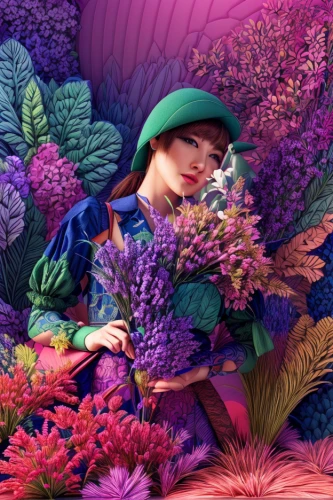 girl in flowers,flowers png,flower art,flower painting,girl picking flowers,sea of flowers,flora,splendor of flowers,picking flowers,flower illustrative,flower arranging,flower garden,iranian nowruz,flower wall en,floral composition,violet chrysanthemum,la violetta,purple chrysanthemum,chrysanthemum exhibition,floral greeting