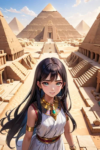 ancient egypt,ancient egyptian,ancient egyptian girl,cleopatra,egyptology,dahshur,giza,pharaonic,the ancient world,egyptian,karnak,egyptian temple,pharaohs,egypt,sphinx pinastri,pyramids,ancient civilization,horus,ancient city,eastern pyramid,Anime,Anime,General