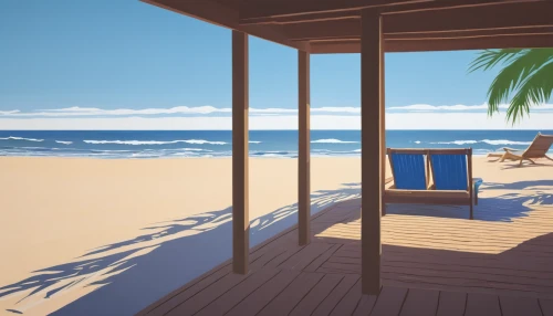 background vector,beach furniture,deckchair,beach hut,beach chair,deckchairs,dream beach,beach landscape,beach chairs,deck chair,sunlounger,beach scenery,digital compositing,world digital painting,3d rendering,tropical house,beach house,digital painting,cabana,tropical beach,Conceptual Art,Oil color,Oil Color 13