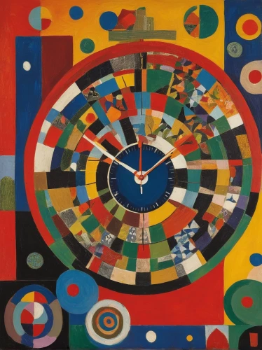 klaus rinke's time field,clock face,clock,swatch watch,world clock,mondrian,wall clock,timepiece,swatch,clockmaker,time spiral,clocks,watchmaker,chronometer,new year clock,dartboard,time pointing,radio clock,clockwork,cubism,Art,Artistic Painting,Artistic Painting 38