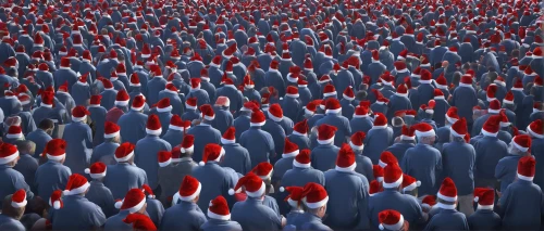 the sea of red,a flock of pigeons,crowd of people,emperor penguins,penguin parade,crowds,stand out,crowded,crowd,king penguins,audience,swarms,flock,invasion,flock of chickens,concert crowd,flock of birds,cinema 4d,penguins,gnomes,Photography,Artistic Photography,Artistic Photography 11