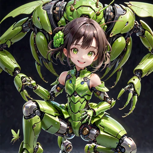 mecha,android,okra,kotobukiya,mech,crawler chain,mantis,insect,patrol,exoskeleton,medusa gorgon,honmei choco,wasabi,crab 2,woman frog,azalea,grasshopper,ganai,michelangelo,chuka wakame,Anime,Anime,General