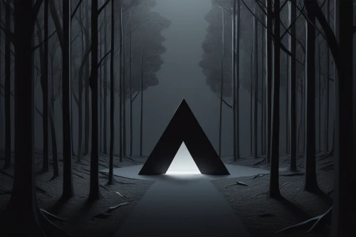 triangles background,hollow way,slender,adventure game,abduction,mobile video game vector background,low poly,triangular,the mystical path,dark park,low-poly,forest dark,forest road,the path,forest path,triangle,background vector,dark art,triangle warning sign,digital illustration,Illustration,Black and White,Black and White 32