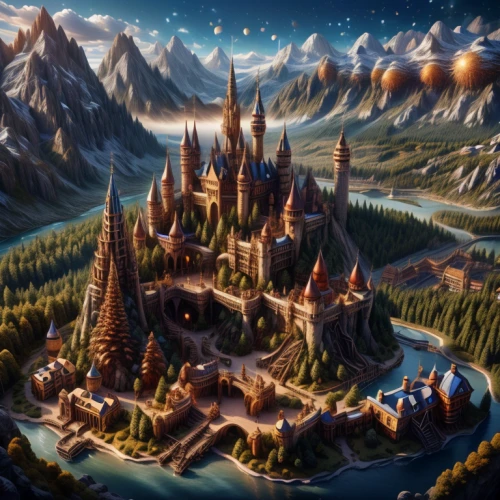 fairy tale castle,fantasy landscape,hogwarts,fantasy city,3d fantasy,fantasy world,elves flight,fantasy art,fantasy picture,fairytale castle,castle of the corvin,fairy tale,fairy world,knight's castle,northrend,castel,a fairy tale,fairytale,hamelin,heroic fantasy