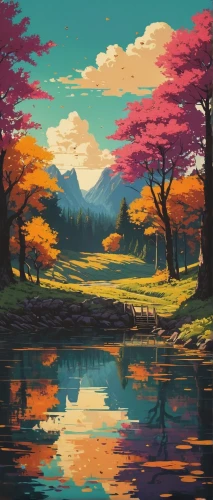 fall landscape,autumn landscape,autumn mountains,autumn background,autumn scenery,landscape background,japan landscape,autumn trees,japanese sakura background,autumn theme,autumn forest,river landscape,nature landscape,autumn day,autumn morning,sakura trees,autumn idyll,autumn in japan,autumn camper,idyllic,Conceptual Art,Fantasy,Fantasy 32