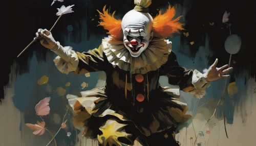 horror clown,creepy clown,scary clown,rodeo clown,clown,juggler,it,ringmaster,clowns,pierrot,trickster,jester,fire-eater,marionette,fire eater,ronald,harlequin,magician,juggling,circus animal,Conceptual Art,Fantasy,Fantasy 10