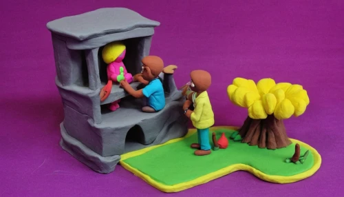 clay animation,playset,play-doh,plasticine,play doh,fairy house,play tower,clay figures,wooden toys,diorama,play dough,play figures,marzipan figures,construction set toy,motor skills toy,children's playhouse,dollhouse accessory,miniature figures,construction toys,outdoor play equipment,Unique,3D,Clay